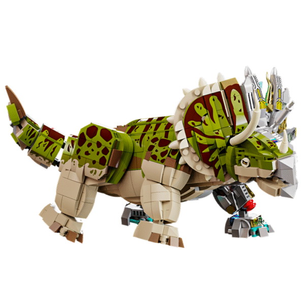 Mechaniczny Triceratops - Klocki MJI 13051 MOC 1368el. TECHNIC - obrazek 8