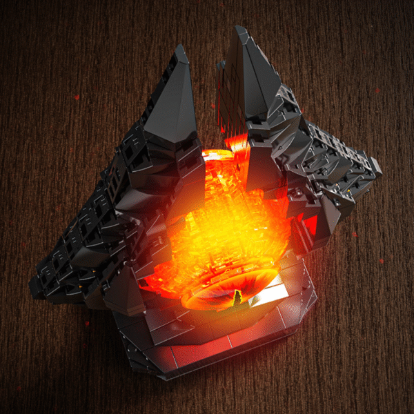Oko Saurona (Allfather's Eye) LED - Klocki MJI 13070 LOTR 925el. TECHNIC - obrazek 4