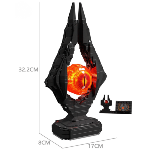 Oko Saurona (Allfather's Eye) LED - Klocki MJI 13070 LOTR 925el. TECHNIC - obrazek 8