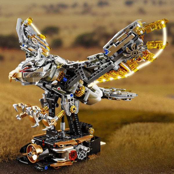 Mechaniczny Orzeł LED - Klocki MJI 13084 MOC 1168el. TECHNIC - obrazek 6