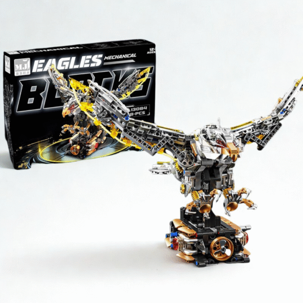 Mechaniczny Orzeł LED - Klocki MJI 13084 MOC 1168el. TECHNIC - obrazek 9