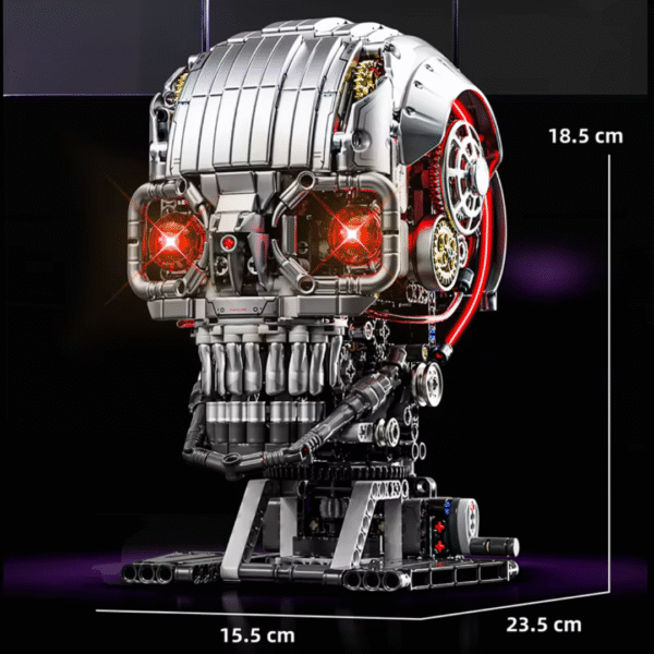 Czaszka mechaniczna LED - Klocki MJI 13089 MOC 1146el. TECHNIC - obrazek 7