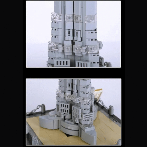 Klocki Wange 4222 – Burj Khalifa w Dubaju, 555 elementów - obrazek 3