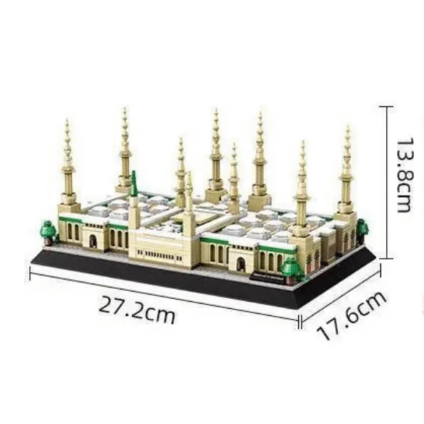 Klocki Wange 4228 – Meczet Proroka w Medynie (Prophet’s Mosque), 594 elementy - obrazek 4