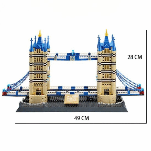 Klocki Wange 5215 – Most Tower Bridge w Londynie, 1054 elementy - obrazek 4