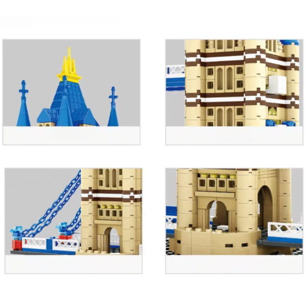 Klocki Wange 5215 – Most Tower Bridge w Londynie, 1054 elementy - obrazek 3