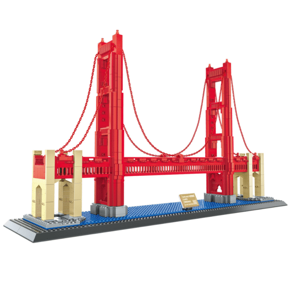 Klocki Wange 6210 - Golden Gate Bridge w San Francisco, 1977 elementów - obrazek 4
