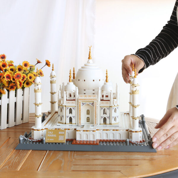 Klocki Wange 5211 – Tadż Mahal w Agrze (Taj Mahal), 1050 elementów - obrazek 4