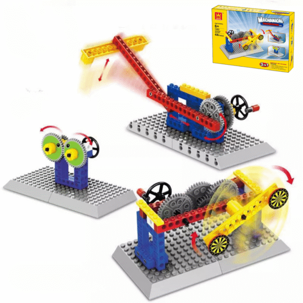Klocki Technic Wange 1303 – Katapulta Mechaniczna 3w1 – 44 elementy