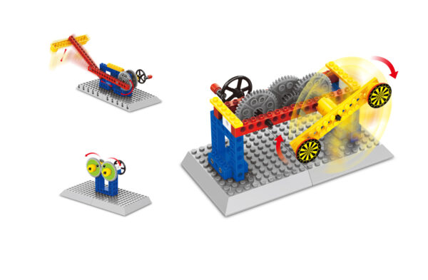 Klocki Technic Wange 1303 – Katapulta Mechaniczna 3w1 – 44 elementy - obrazek 6