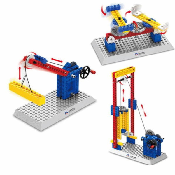 Klocki Technic Wange 1304 – Dźwig Mechaniczny 3w1 – 68 elementów - obrazek 3