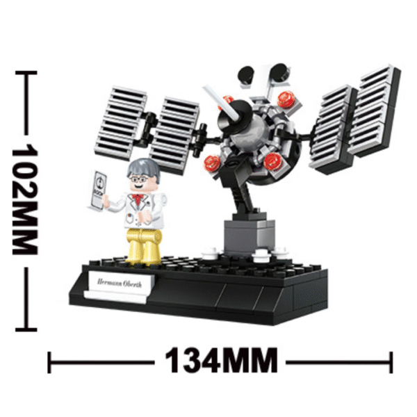 Klocki Wange 1802 – Satelita + figurka, 105 elementów - obrazek 3