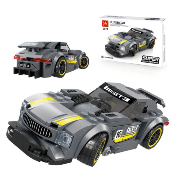 Klocki Wange 2870 – Mercedes-AMG GT3 (Supercar), 174 elementy