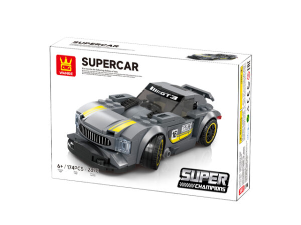 Klocki Wange 2870 – Mercedes-AMG GT3 (Supercar), 174 elementy - obrazek 4