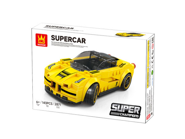 Klocki Wange 2871 – Supercar (Ferrari), 151 elementów - obrazek 5