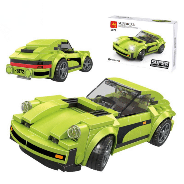 Klocki Wange 2872 – Auto Porsche 911 (Supercar), 161 elementów