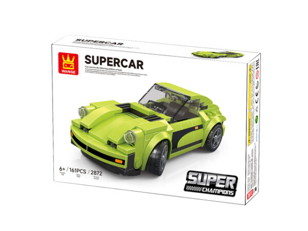 Klocki Wange 2872 – Auto Porsche 911 (Supercar), 161 elementów - obrazek 5