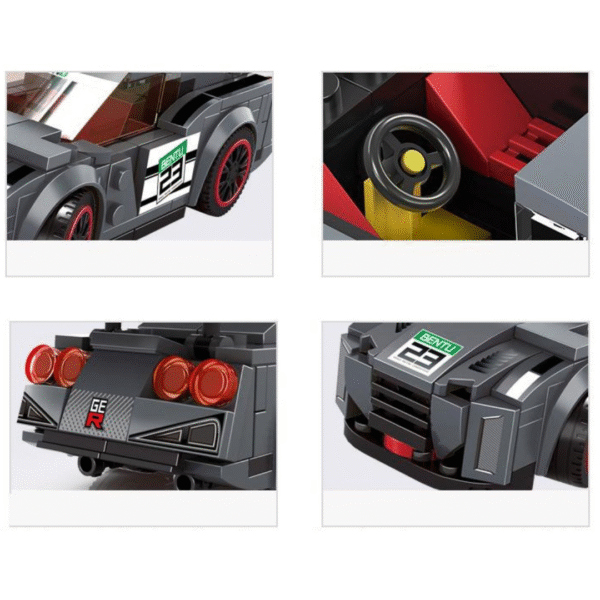 Klocki Wange 2874 – Auto GTR (Supercar), 166 elementów - obrazek 4