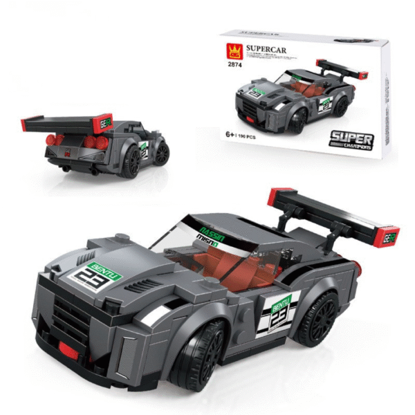 Klocki Wange 2874 – Auto GTR (Supercar), 166 elementów