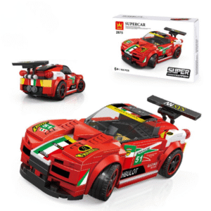 Klocki Wange 2875 – Supercar GT3 Italia (Ferrari 488 GTE) Supercar, 164 elementy