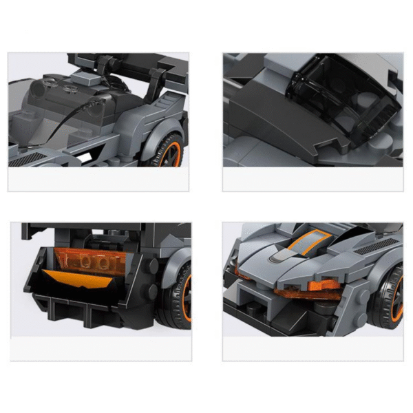 Klocki Wange 2880 – Auto McLaren P1 Hyper Edition (Supercar), 172 elementy - obrazek 3