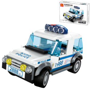 Klocki Wange 2888 – Auto Policyjny SUV NYPD (Supercar), 98 elementów