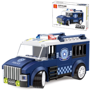 Klocki Wange 2891 – Policyjny Van Citycar (Super Champions), 99 elementów