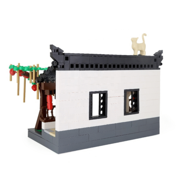 Klocki Wange 3312 – Korytarz w stylu Hui (The Corridor of Hui-Style Architecture), 507 elementów - obrazek 4