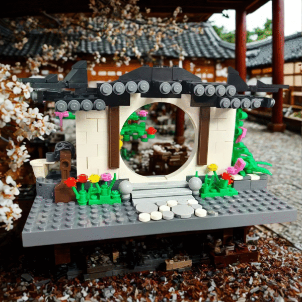 Klocki Wange 3314 – Brama w stylu Hui (The Archway of Hui-Style Architecture), 381 elementów - obrazek 4