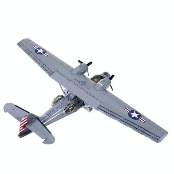 Klocki Wange 5007 – Samolot amfibijny PBY-5A Catalina, 346 elementów - obrazek 5