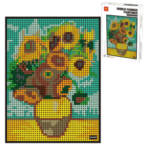 Klocki Wange 5122 – Obraz Słoneczniki (Sunflowers) van Gogh, 3262 elementy