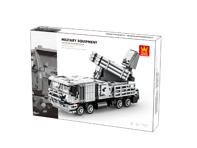 Klocki Wange 5510 – Pantsir-SM System Obrony Przeciwlotniczej, 582 elementy - obrazek 7