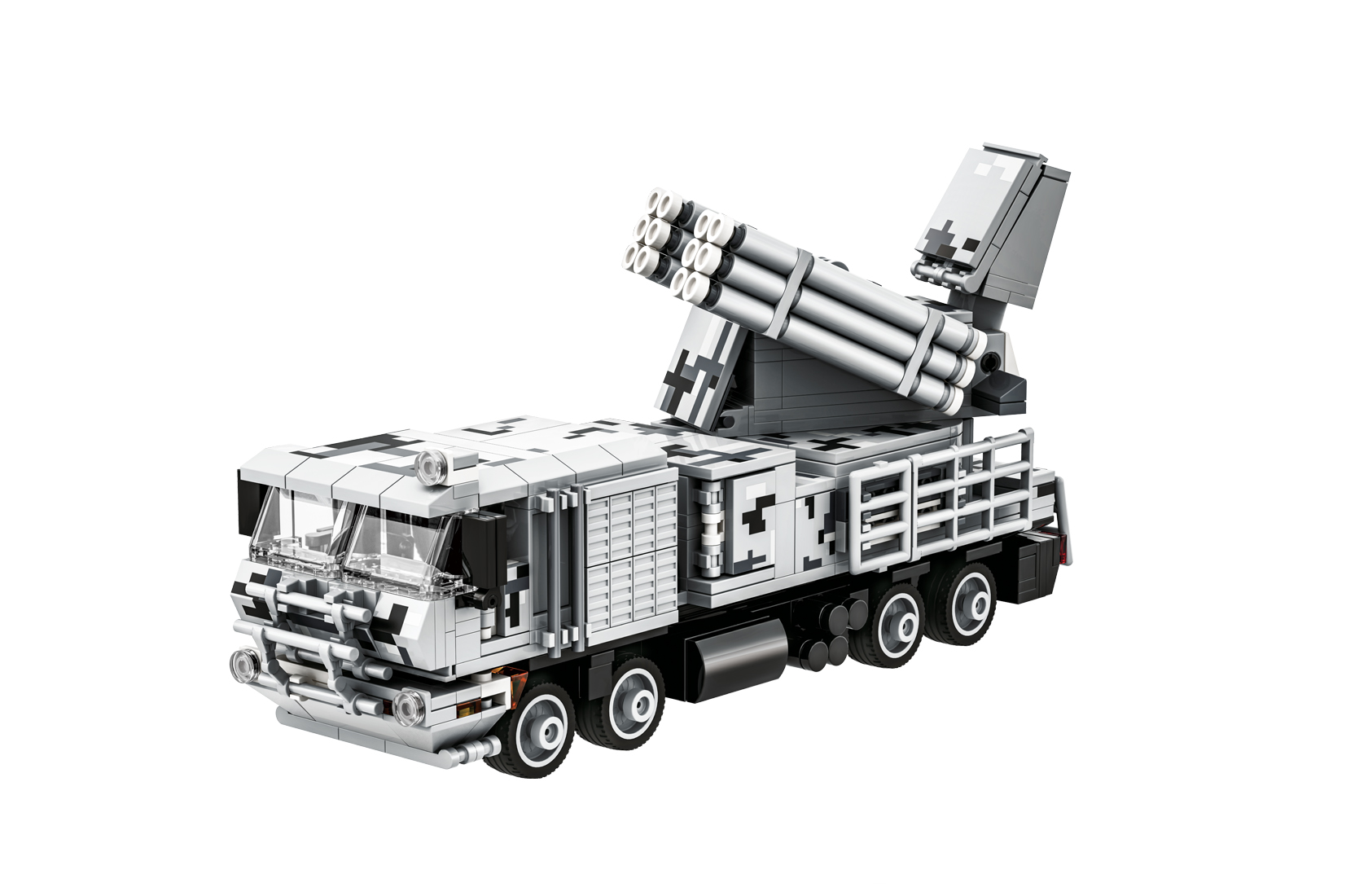 Klocki Wange 5510 – Pantsir-SM System Obrony Przeciwlotniczej, 582 elementy - obrazek 6