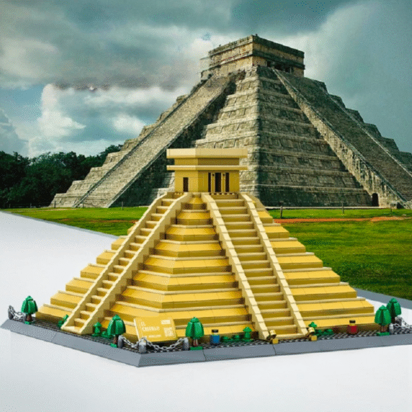 Klocki Wange 6225 – Piramida El Castillo (Świątynia Kukulkana, Chichén Itzá, Meksyk), 1340 elementów - obrazek 5