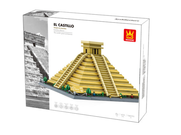 Klocki Wange 6225 – Piramida El Castillo (Świątynia Kukulkana, Chichén Itzá, Meksyk), 1340 elementów - obrazek 8