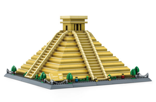 Klocki Wange 6225 – Piramida El Castillo (Świątynia Kukulkana, Chichén Itzá, Meksyk), 1340 elementów - obrazek 3