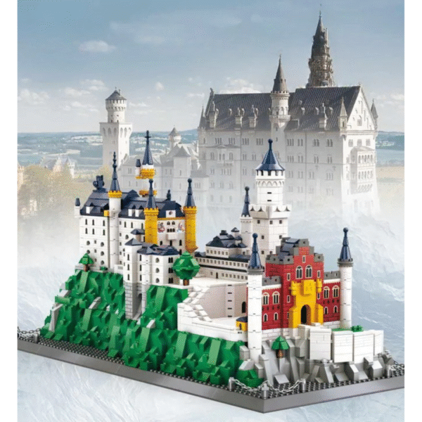 Klocki Wange 6226 – Zamek Neuschwanstein w Bawarii, 1969 elementów - obrazek 6