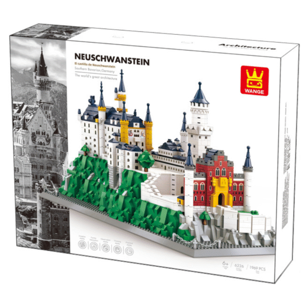 Klocki Wange 6226 – Zamek Neuschwanstein w Bawarii, 1969 elementów - obrazek 9