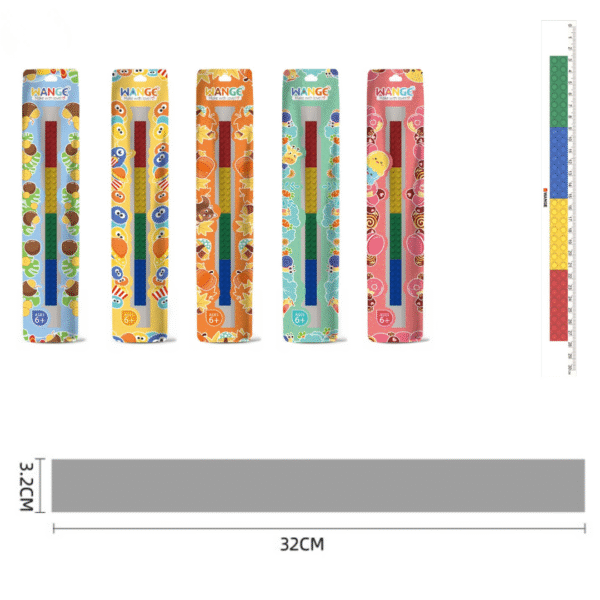 Wange 6902 – Linijka z klocków 30 cm - obrazek 3