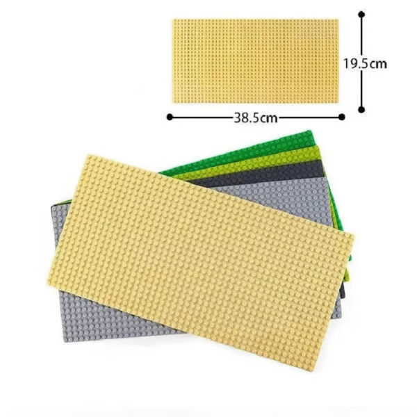 Klocki Wange 8803 Płytka konstrukcyjna – 24x48 wypustek, kolor jasnoszary (Light Grey) - obrazek 3