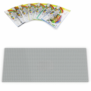 Klocki Wange 8803 Płytka konstrukcyjna – 24x48 wypustek, kolor jasnoszary (Light Grey)