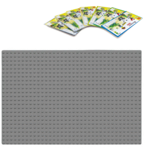 Klocki Wange 8805 Płytka konstrukcyjna – 16x32 wypustek, kolor jasnoszary (Light Grey)