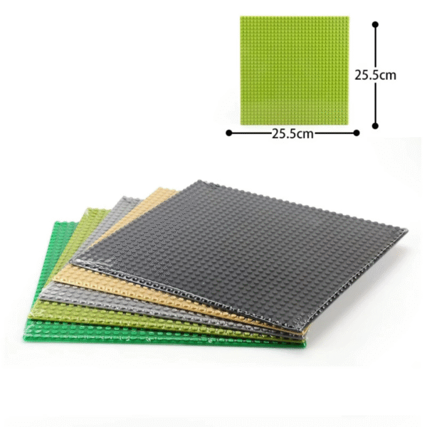 Klocki Wange 8806 Płytka konstrukcyjna – 32x32 wypustek, kolor jasnoszary (Light Grey) - obrazek 3