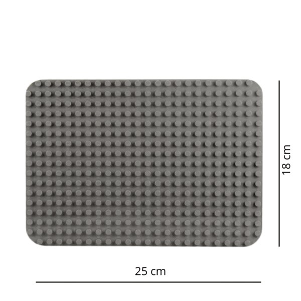 Płytka konstrukcyjna Wange 901 Dubie – 24x17 wypustek, kolor jasnoszary (Light Grey) - obrazek 3